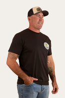 Ringers Western Mens Big Catch Loose Fit T-Shirt - Black