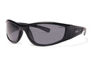 Liive Vision Biggy Sunglasses - Black Frame with Polarized Smoke Lens