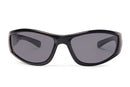 Liive Vision Biggy Sunglasses - Black Frame with Polarized Smoke Lens