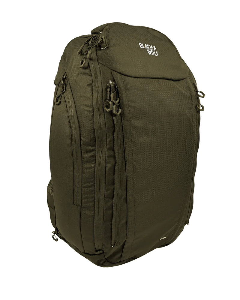 BlackWolf Helan II 65 Travel Backpack - Moss Green