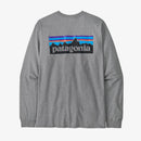 Patagoinia Men's Long-Sleeved P-6 Logo Responsibili-Tee® - Gravel Heather