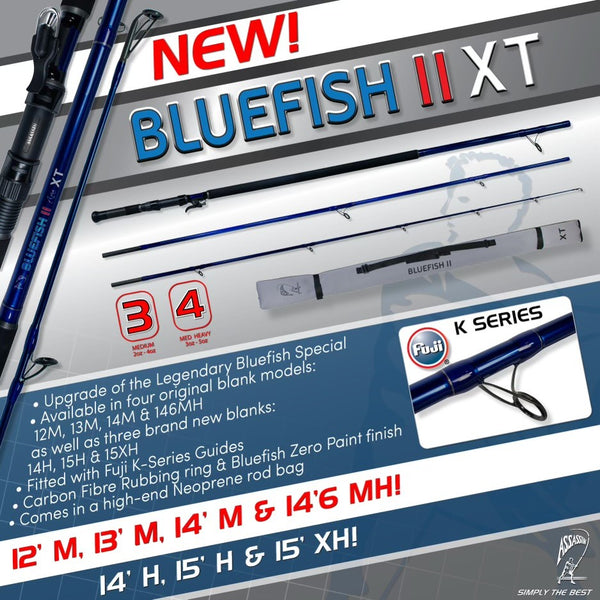 Assassin Bluefish 2 XT Rod ABFXT12M 12ft 3pce Spin #3