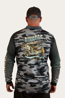 Ringers Western Buckin Barra Fishing Jersey Shirt - Black