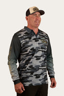 Ringers Western Buckin Barra Fishing Jersey Shirt - Black