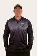 Ringers Western Buckin Barra Fishing Jersey Shirt - Navy