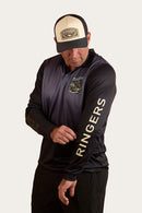 Ringers Western Buckin Barra Fishing Jersey Shirt - Navy