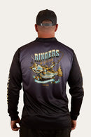 Ringers Western Buckin Barra Fishing Jersey Shirt - Navy