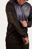 Ringers Western Buckin Barra Fishing Jersey Shirt - Navy