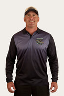 Ringers Western Buckin Barra Fishing Jersey Shirt - Navy