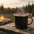 Wildtrak Premium Enamel Mug with Stainless Steel Rim (540ml)