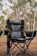 Wildtrak Deluxe Yardie Foldable Arm Chair with Shoulder Strap