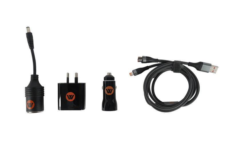 Wildtrak Heavy-Duty 6000A 26800MAH HP Lithium Car & 4WD Jump Starter (Petrol & Diesel) with Case