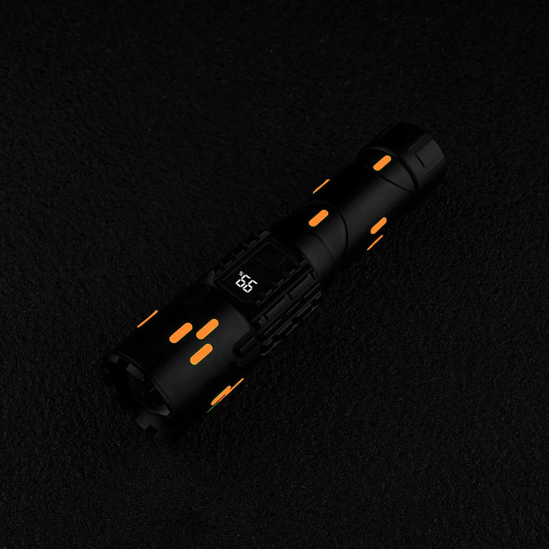 Wildtrak Rechargeable Flashlight with 5 Light Modes & Built-in Powerbank
