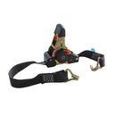 Wildtrak Heavy-Duty Retractable Ratchet Tie Down Strap (4m x 38mm x 13ft)