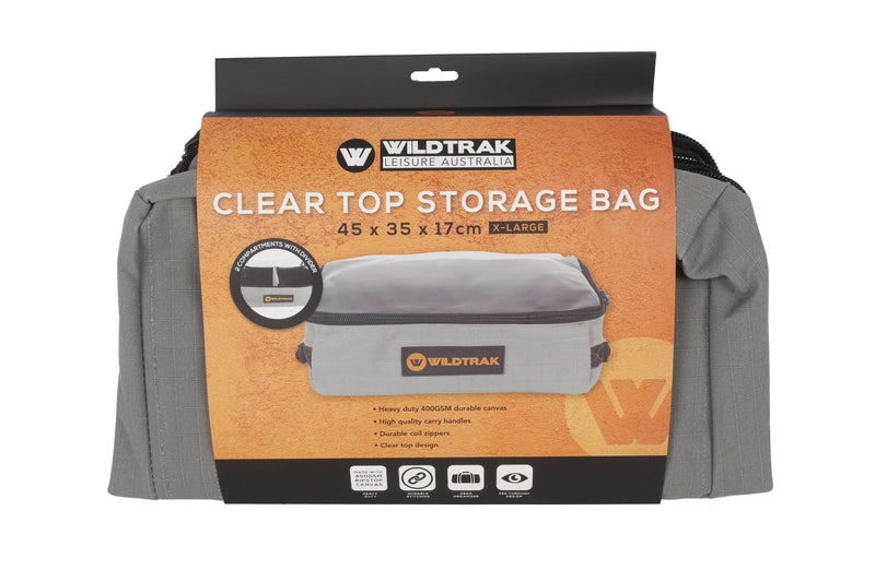 Wildtrak Ripstop Canvas Clear Top Storage Bag (Extra Large)