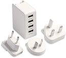Go Travel Auto-Regulating Worldwide USB Charger with Integrated USA Adaptor Plug