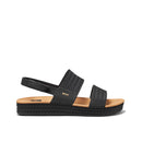 Reef Womens Water Vista Sandals- Black/Tan