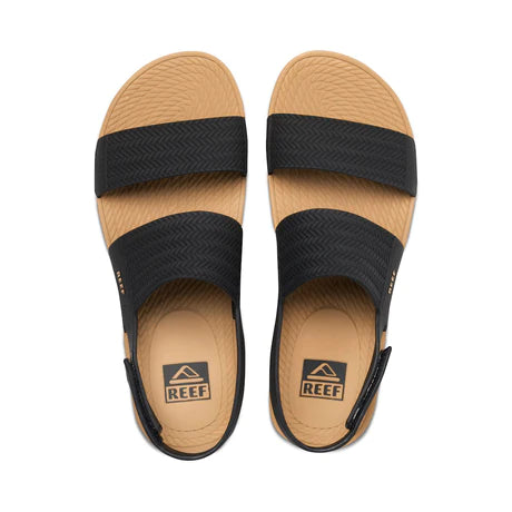 Reef Womens Water Vista Duo - Black/Tan