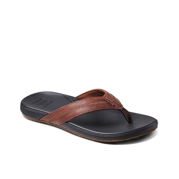 Reef Men's Cushion Phantom 2.0 Le Thongs - Black/Brown