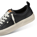 Reef Women's Lay Day Dawn Leather Sneaker - Black