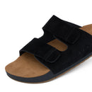 Reef Womens Ojai Two Bar Slide - Black /Tan
