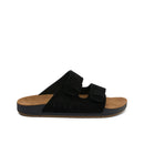 Reef Womens Ojai Two Bar Slide - Black /Tan