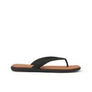 Reef Womens Water Willow Malibu Thongs - Black /Tan