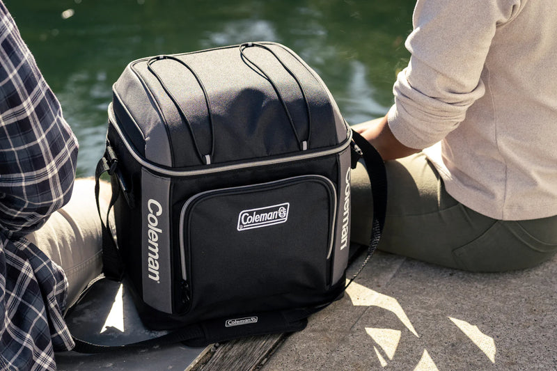 Coleman 16 Can Templock Insulation Zipped Pocket Soft Cooler Bag with Carry Strap