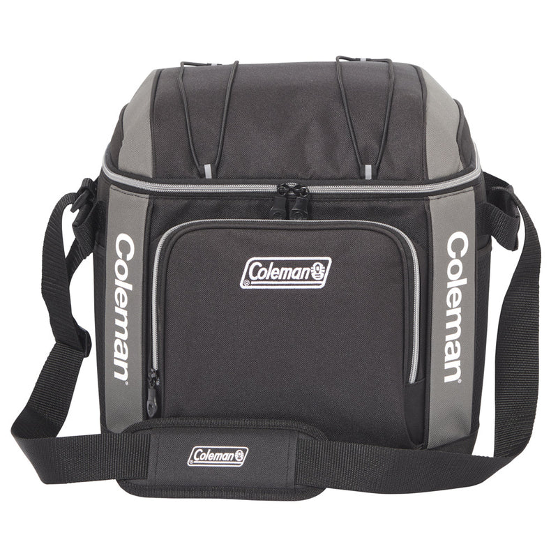 Coleman Templock Insulation Zipped Pocket Soft Cooler Bag with Carry Strap (30 Can)