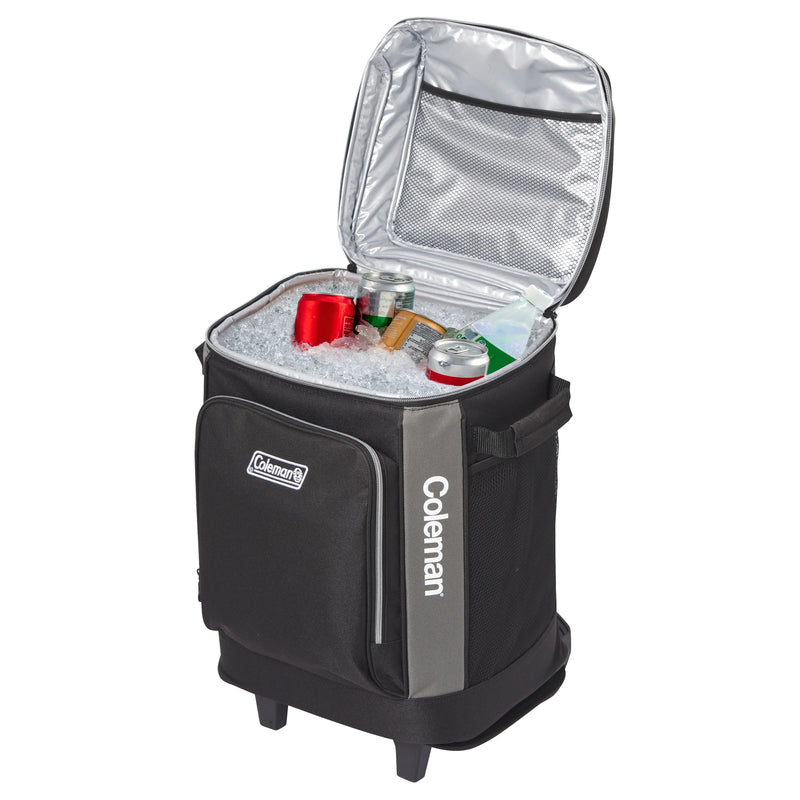 Coleman Templock Insulation Zipped Pocket Wheeled Soft Cooler Bag (42 Can)