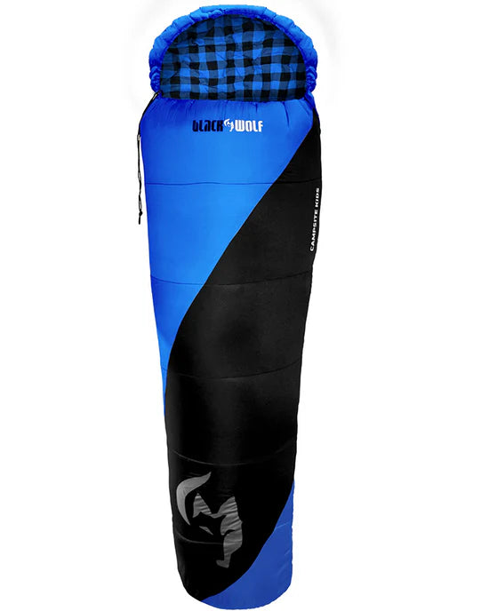 BlackWolf Campsite Series Sleeping Bag M10 Kids - Classic Blue