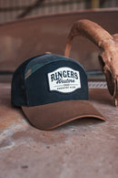 Ringers Western Country Club 7 Panel Cap - Black/Camo