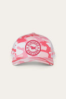 Ringers Western McCoy Kids Trucker Cap - Pink Camo