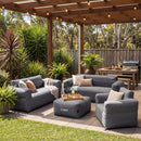 Quest Air Sofa 3 Seater - Charcoal Grey