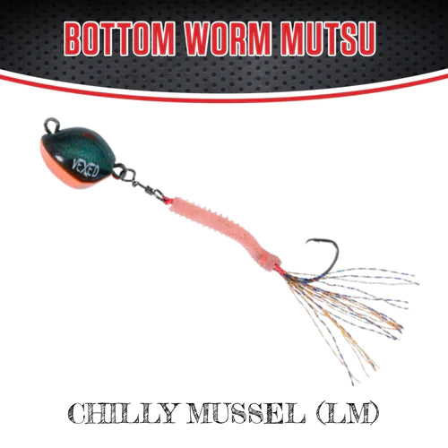 Vexed Bottom Worm Mutsu Lure (40g) - Variety of Colours Available