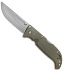 Finn Wolf Cold Steel Lockback Knife with 3.5" Satin Blade - OD Green Handle