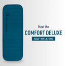 Sea To Summit Comfort Deluxe Self-Inflating Sleeping Mat (Large/Wide) - Dark Blue