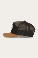 Ringers Western Country Club 7 Panel Cap - Black/Camo