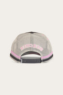 Ringers Western Country Club Deep Fit Trucker Cap - Ballet Pink/Charcoal