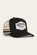 Ringers Western Country Club Deep Fit Trucker Cap - Black