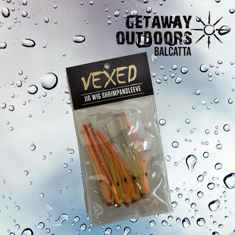 Vexed Jig Wig Shrimpansleeve (5mm | 10cm) - Variety of Colours Available