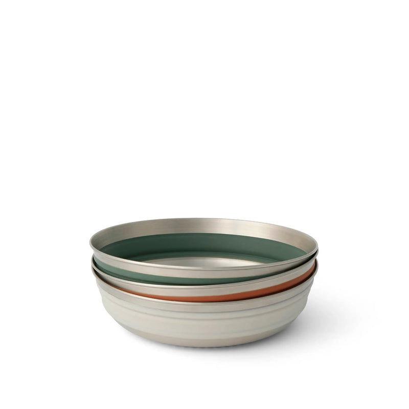 Sea To Summit Detour Stainless Steel Collapsible Bowl (Large) - Various Colours