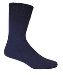 Bamboo Textiles 4-Yarn Extra Thick Socks - Navy (Size M10-14)