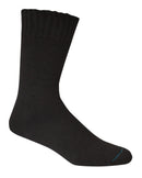 Bamboo Textiles 4-Yarn Extra Thick Socks - Black (Size M4-6 / W6-8)