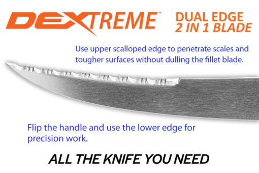 Dexter Russell Dextreme 8″ Dual Edge Fillet Knife with Sheath (DX8F/24912)