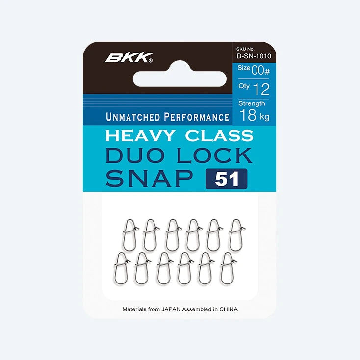 BKK Duolock Snap-51 Stainless Steel Clip - Size