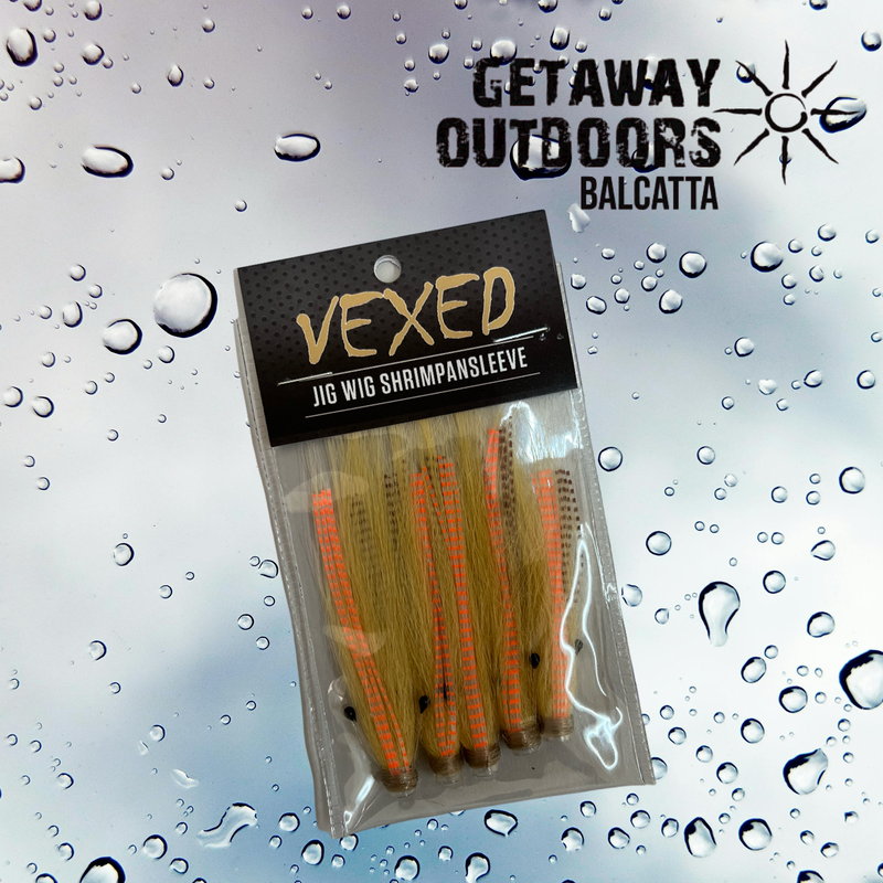 Vexed Jig Wig Shrimpansleeve (4mm | 8cm) - Variety of Colours Available