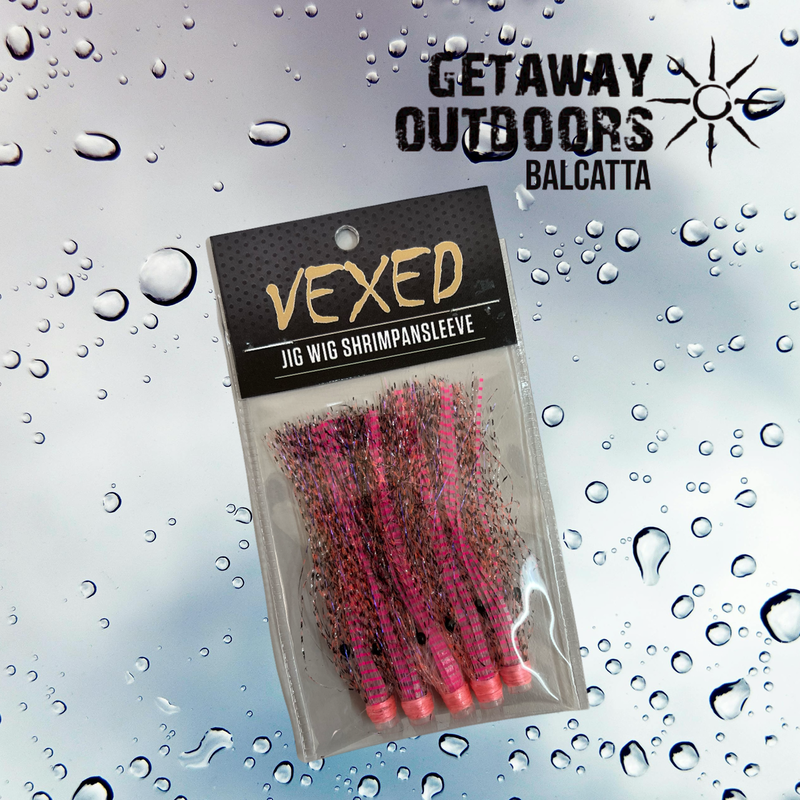 Vexed Jig Wig Shrimpansleeve (4mm | 8cm) - Variety of Colours Available