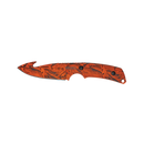 Eureka Gut Vision Hunting Knife with Sheath - Orange Camo