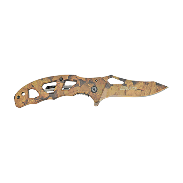 Eureka Utah Hunting Pocket Knife with Sheath - Camo